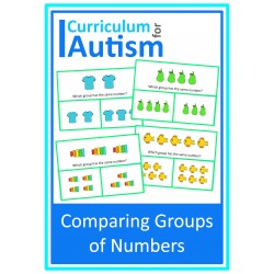 Comparing Groups of Numbers Cards